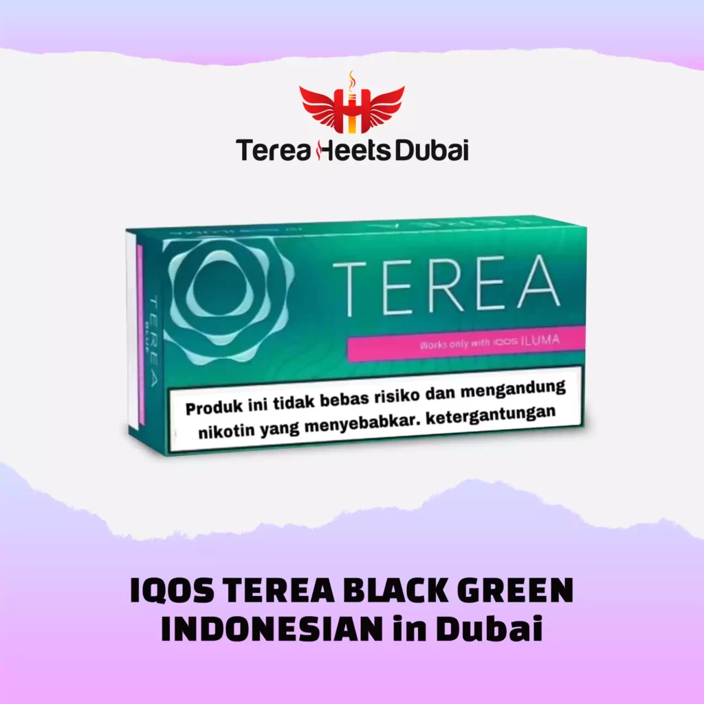 Buy IQOS TEREA Black Green in Dubai – fast delivery at TEREA Heets Dubai