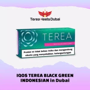 Buy IQOS TEREA Black Green Indonesia for IQOS Iluma in Dubai & UAE